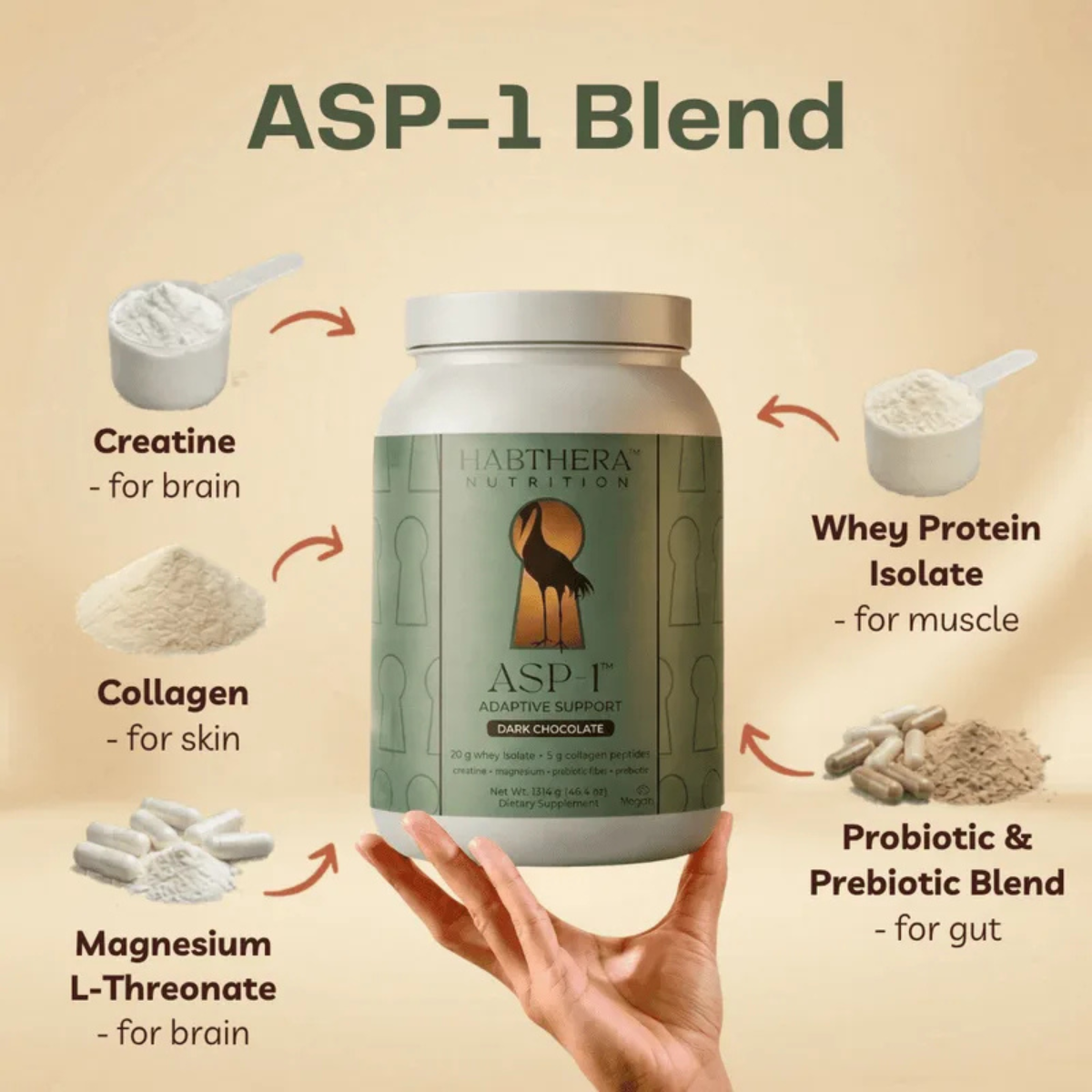 Habthera ASP-1 Protein Tub